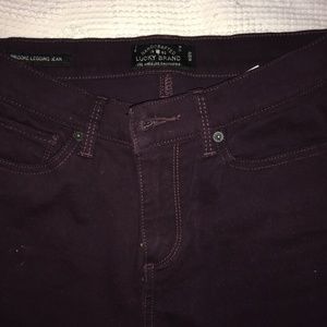 Lucky purple straight leg pants